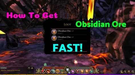 aq3d refined obsidian ore.